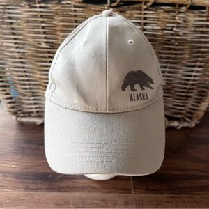 Arctic Circle Beige Cap with Alaska Bear logo